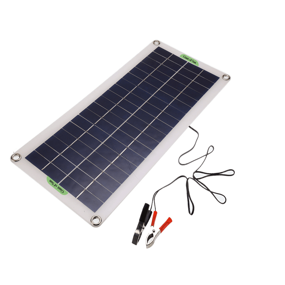 60W 18V Solar Panel USB Battery Power Charger or 10/40/50/100A Solar Controller 